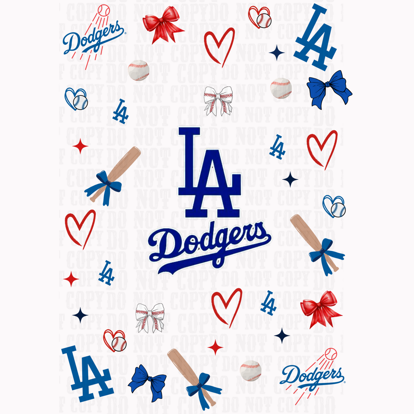 L A BASEBALL UV DTF Element Sheet -SHOP EXCLUSIVE BY TORRIE