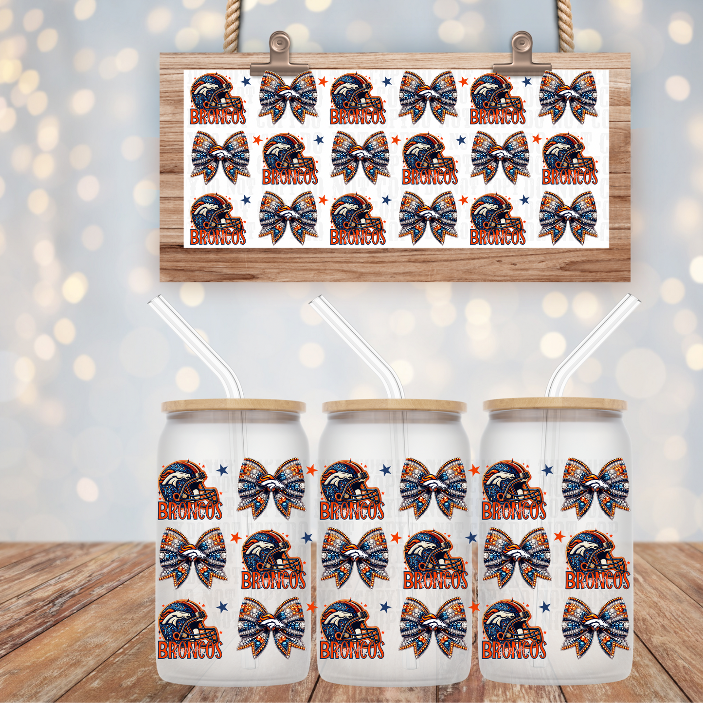 COQUETTE BRONC-HO BUNDLE UV DTF CUP WRAP-Shop Exclusive by Lilly