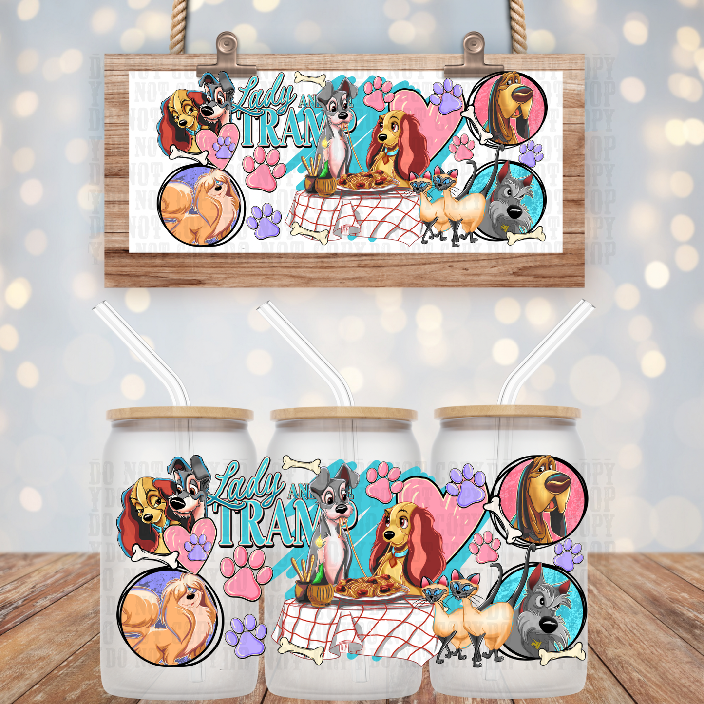 LADY UV DTF CUP WRAP