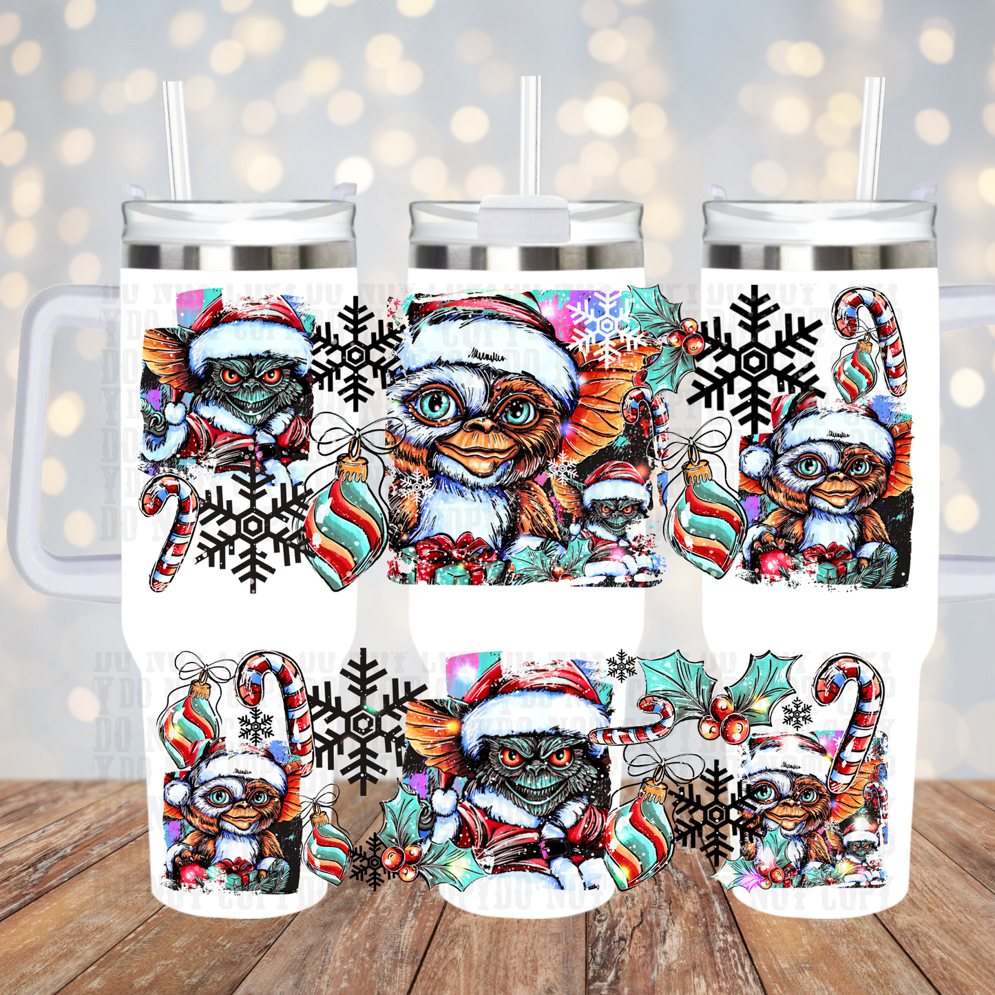 40oz GIZMO UV DTF CUP WRAP