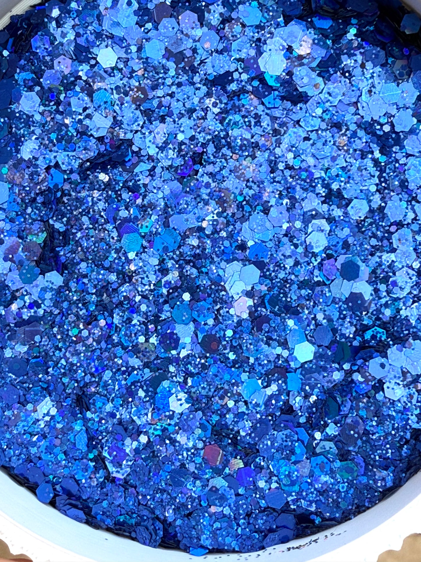 MERRY AND BRIGHT HOLOGRPAHIC CHUNKY MIX GLITTER