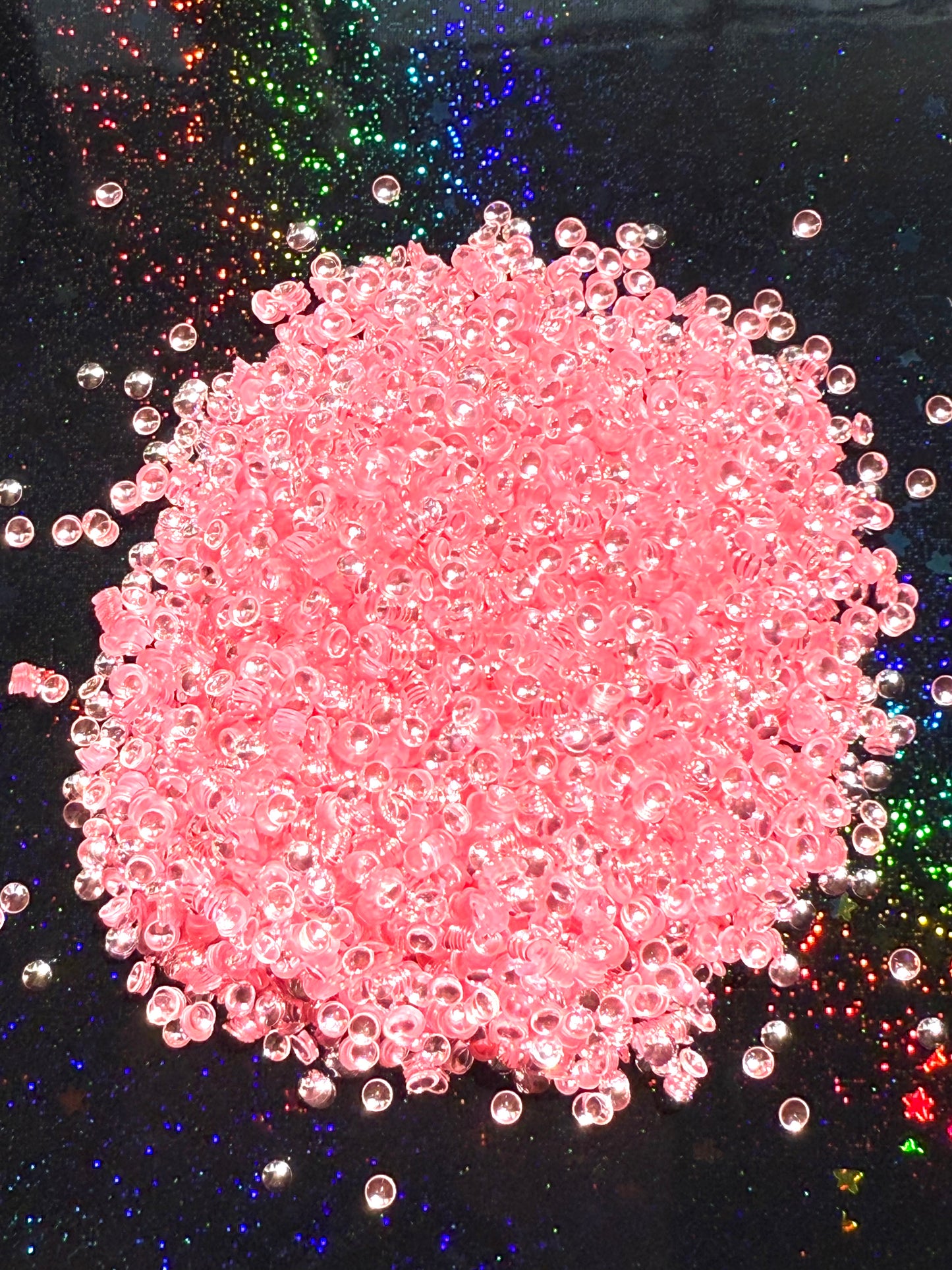 POST OAK ROSE 3D CAVIAR GLITTER