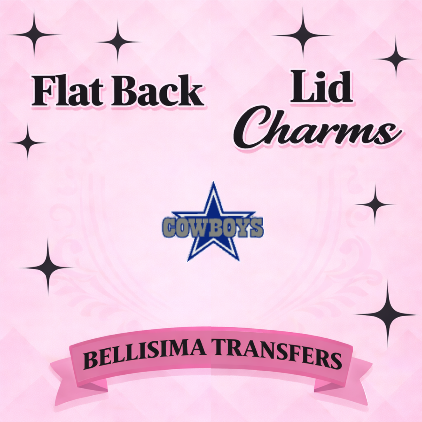 96 CHAMPS FLAT BACK CHARM