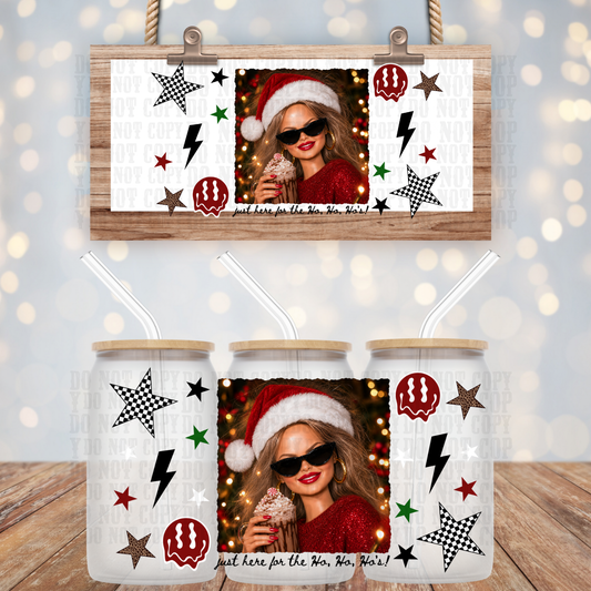 DOLL HO HO HO UV DTF CUP WRAP