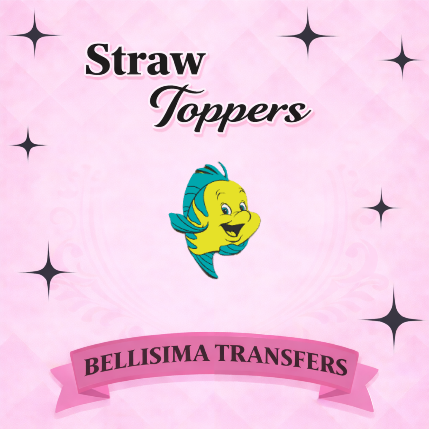 FISH Straw Topper – 3D Printed Tumbler Accessory | Standard or Stanley