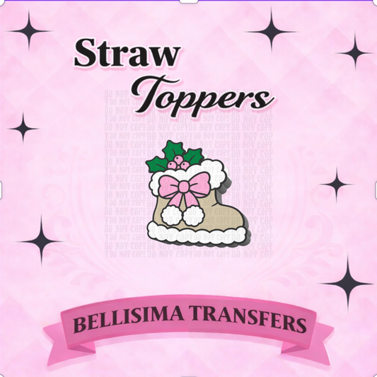 HOLIDAY BOOTSTRAW TOPPER STANDARD SIZE OR STANLEY