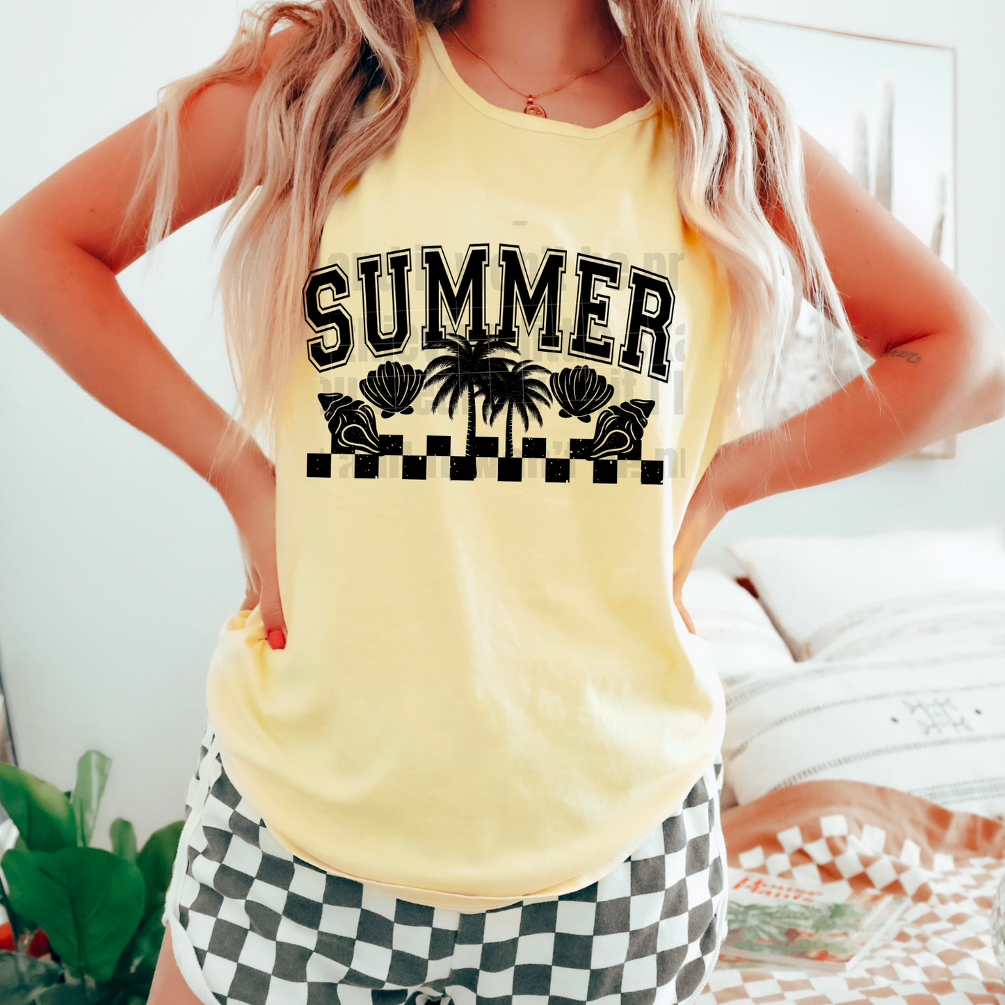SUMMER PALM TREES DTF