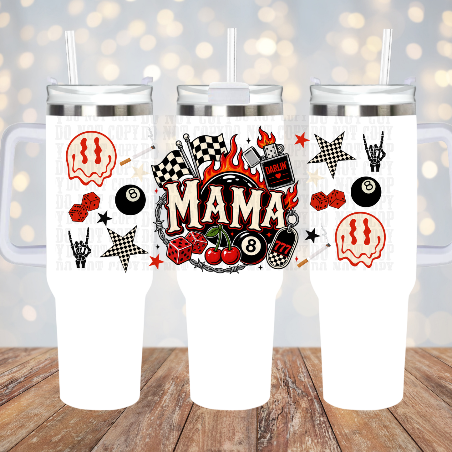 40oz RACY MAMA UV DTF CUP WRAP -SHOP EXCLUSIVE BY CIERA