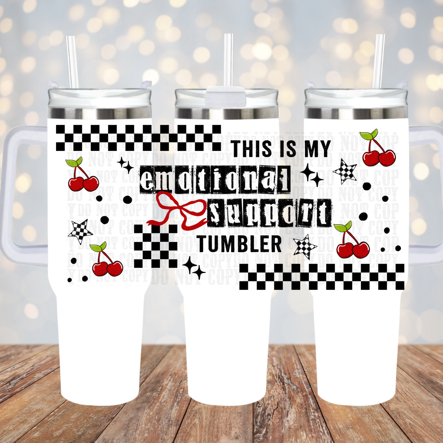 40OZ SUPPORT TUMBLER UV DTF CUP WRAP