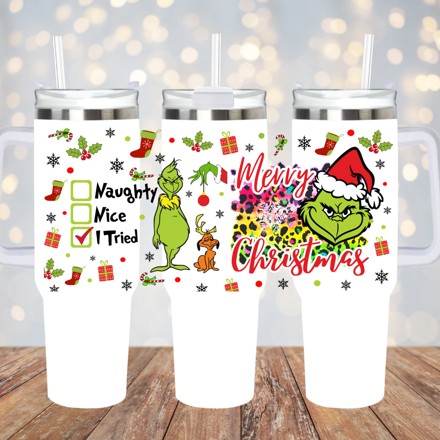 40oz NAUGHTY NICE I TRIED UV DTF CUP WRAP