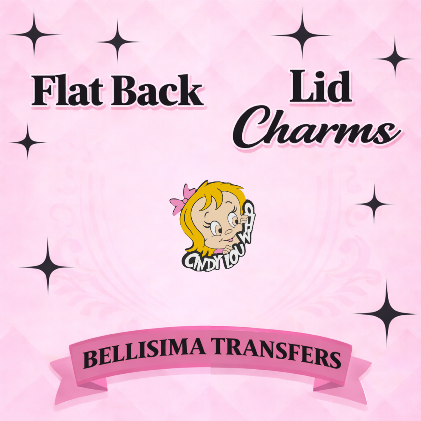 CHRISTMAS GIRLIE FLAT BACK CHARM
