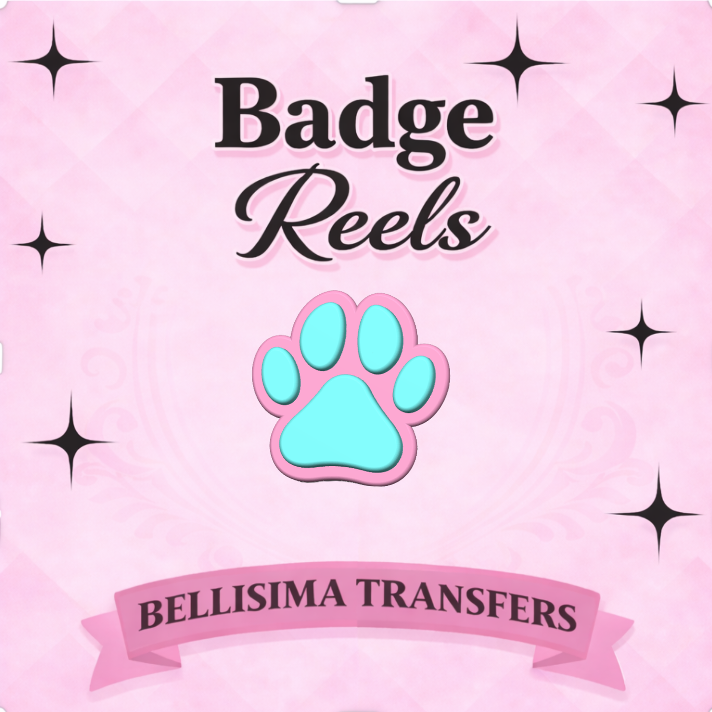 3D Dog Paw Badge REEL