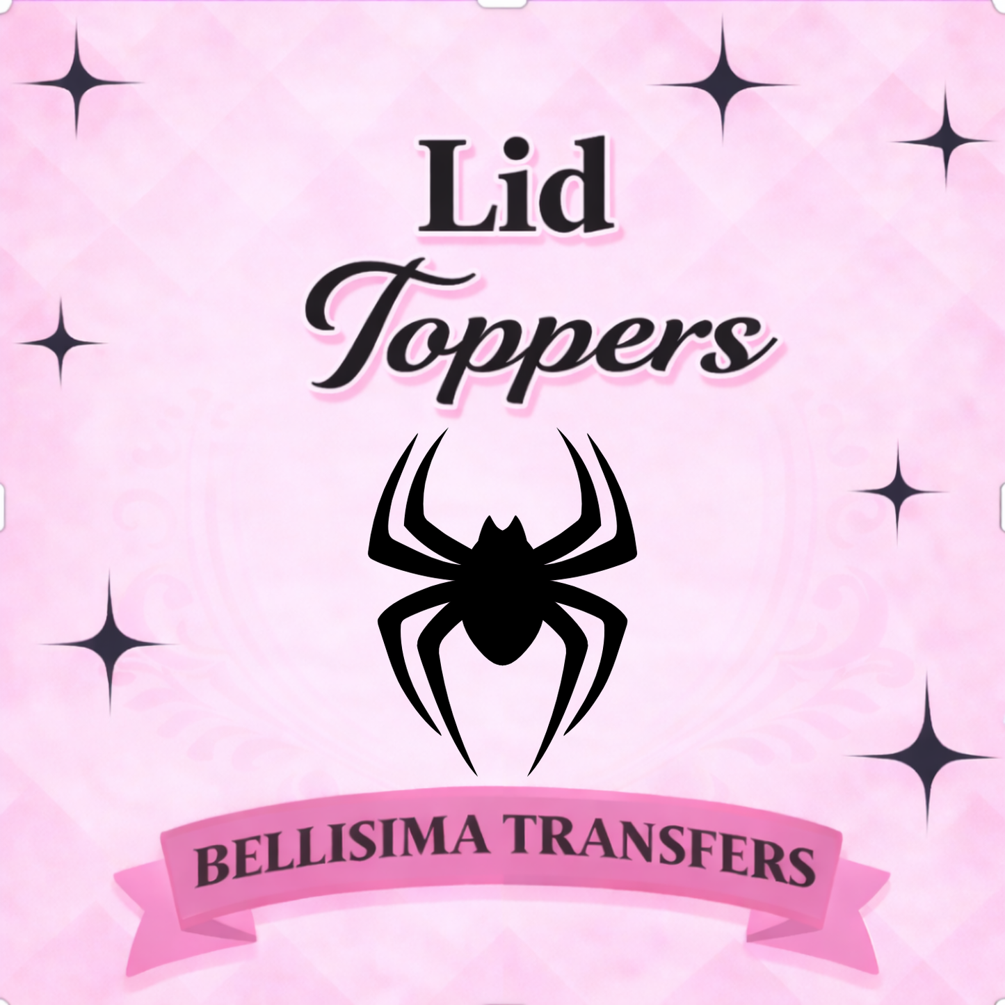 SPIDER Flat Back Lid Charms