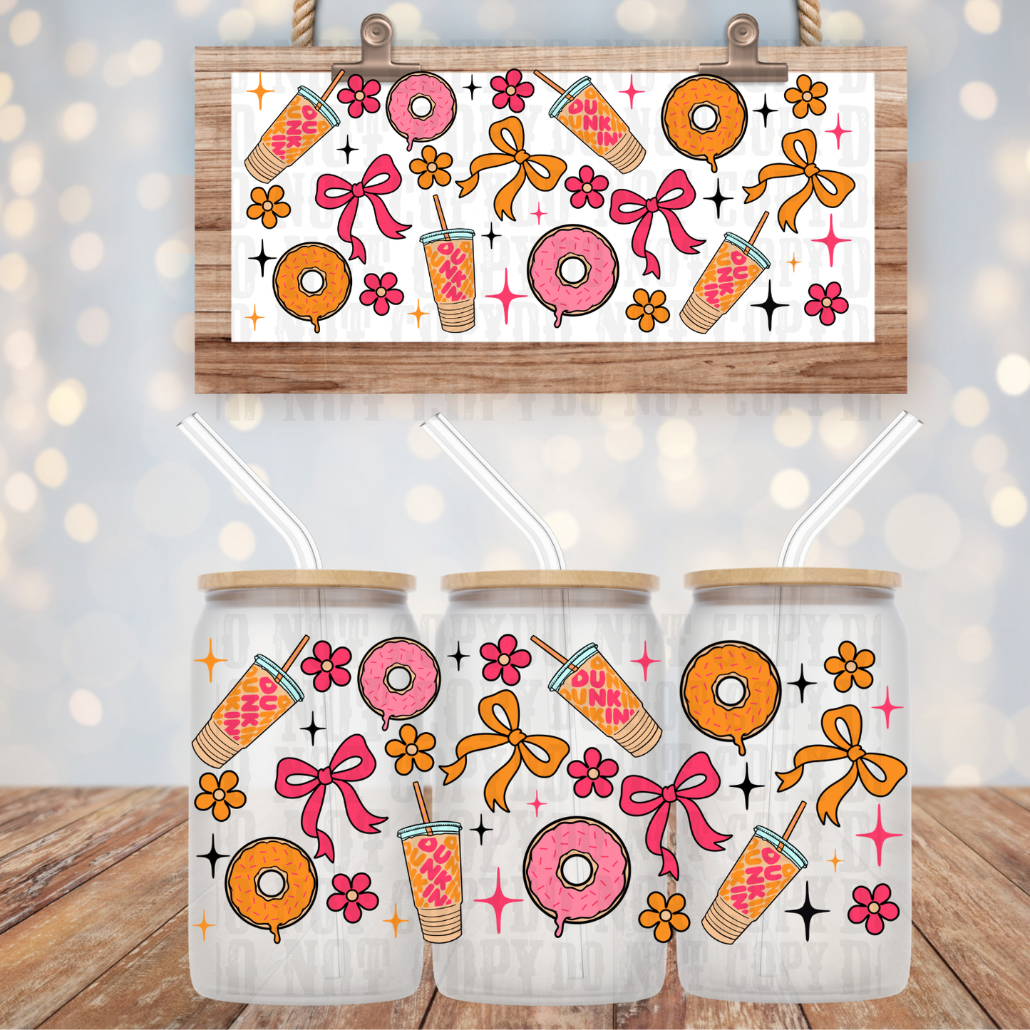 COQUETTE CUTESY DUNK-IN UV DTF CUP WRAP