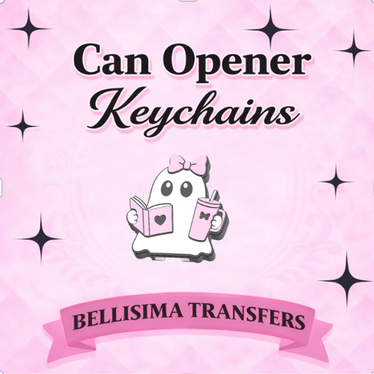 BOOK GHOST Can Opener Keychain