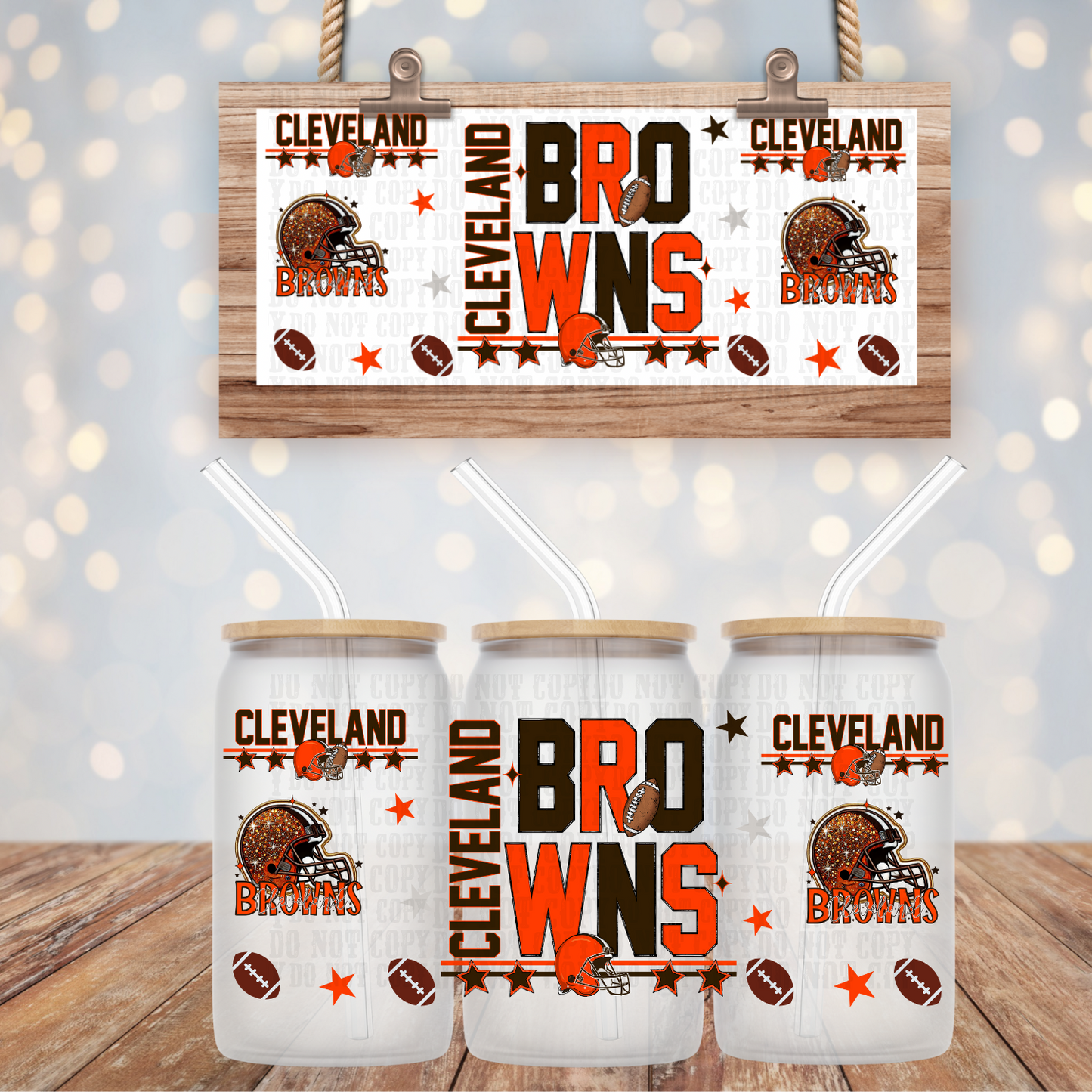 2025 STACKED FOOTBALL PRO BUNDLE UV DTF CUP WRAP-Shop Exclusive