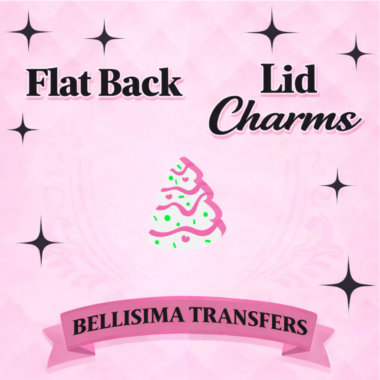 TREE TREAT FLAT BACK CHARM