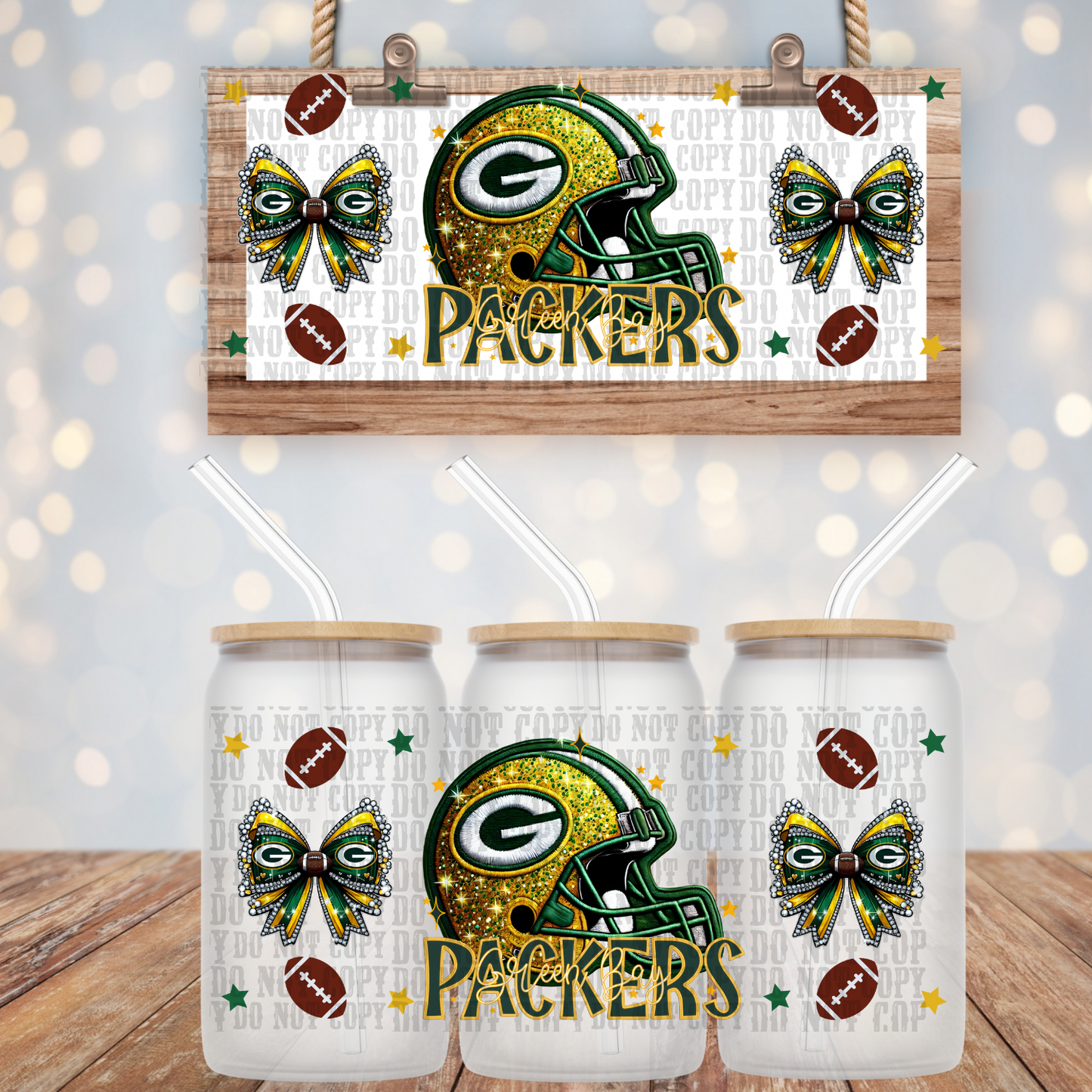 G BAE HELMUT FAUX RHINESTONE - 16oz UV DTF CUP WRAP