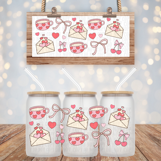 LOVE LETTERS UV DTF CUP WRAP