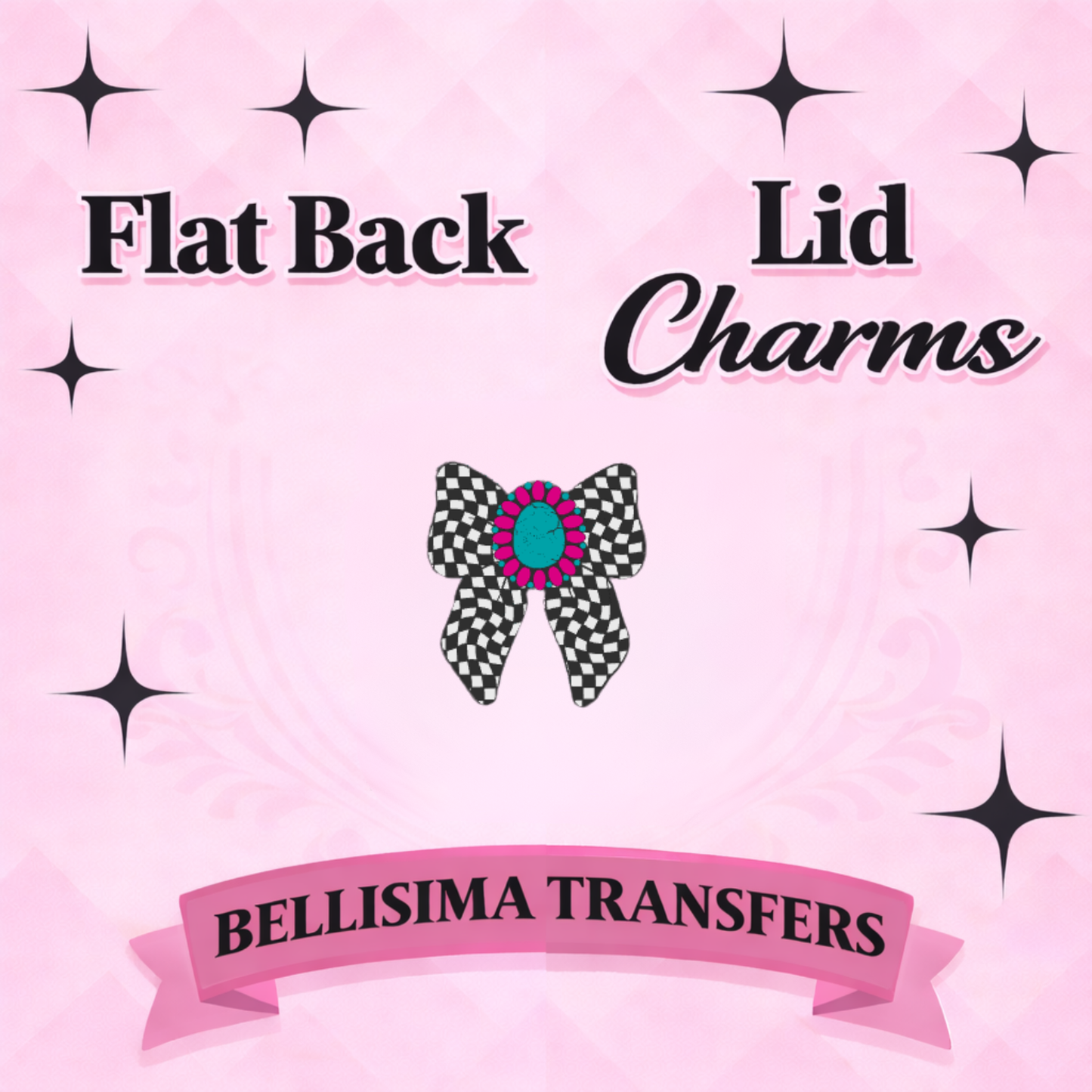 WESTERN BOW Back Lid Charms