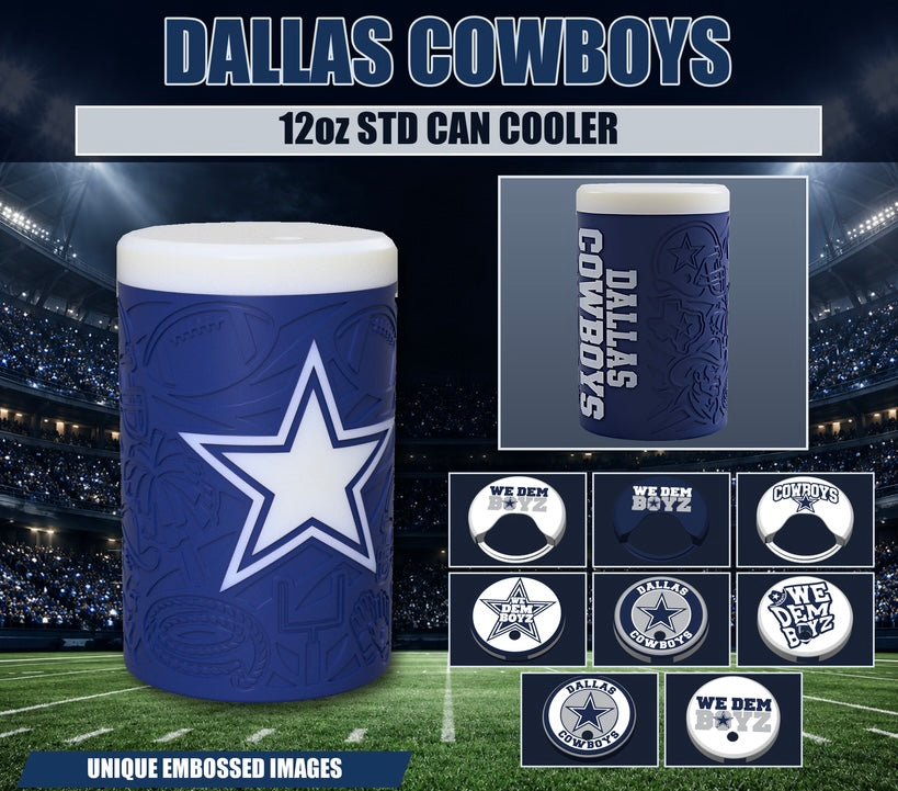 Football Beer/ Soda Can Koozie | 3D Printed Football Can Holder