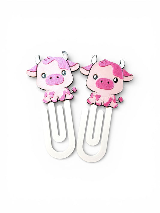 3D CUTESY COW Jumbo Paperclip