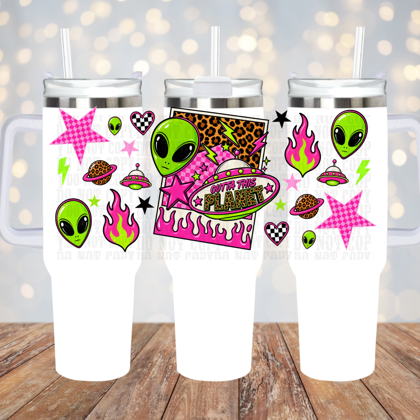 40oz FAR OUT UV DTF CUP WRAP -SHOP EXCLUSIVE BY CIERA