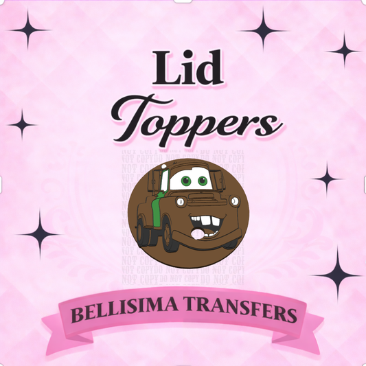 16oz BROWN CAR Lid– 3D Printed Tumbler Lid Accessory