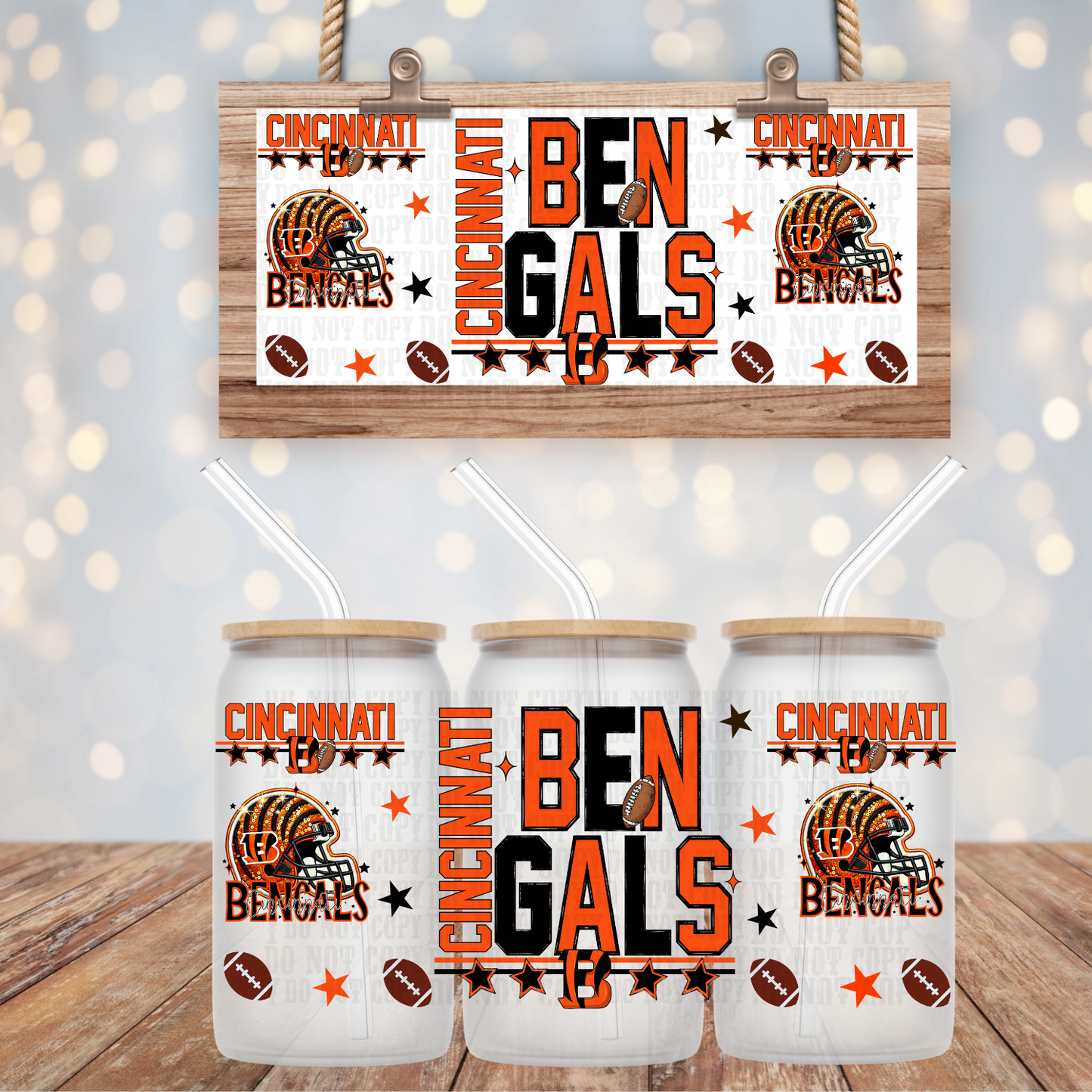 2025 STACKED FOOTBALL PRO BUNDLE UV DTF CUP WRAP-Shop Exclusive