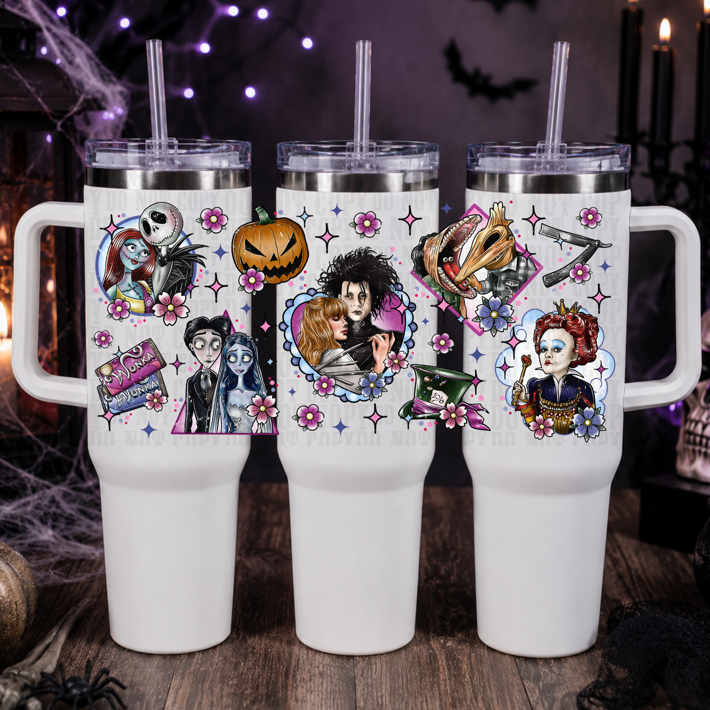 40oz T BURTON UV DTF CUP WRAP