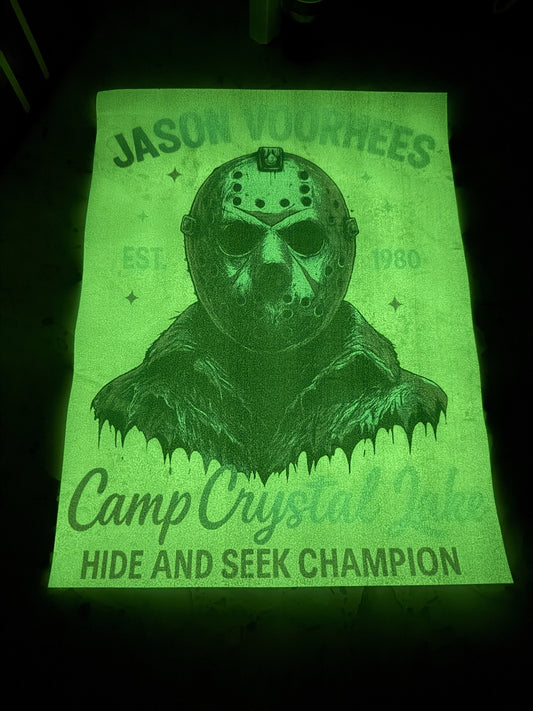Glow in the Dark Camp Crystal Lake DTF