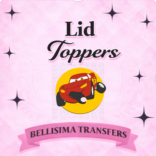 16oz RED CAR Lid– 3D Printed Tumbler Lid Accessory