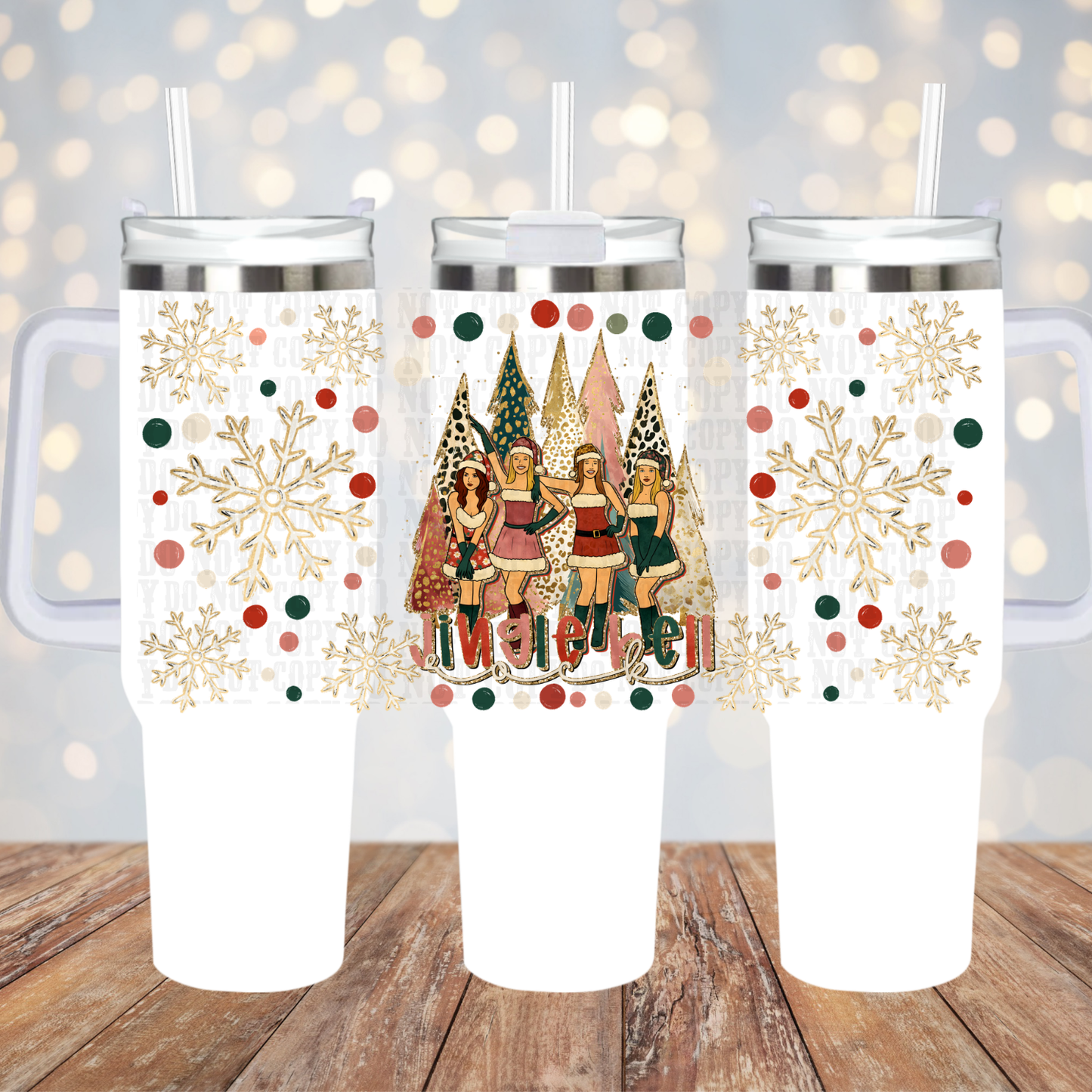 40oz MERRY & MEAN UV DTF CUP WRAP