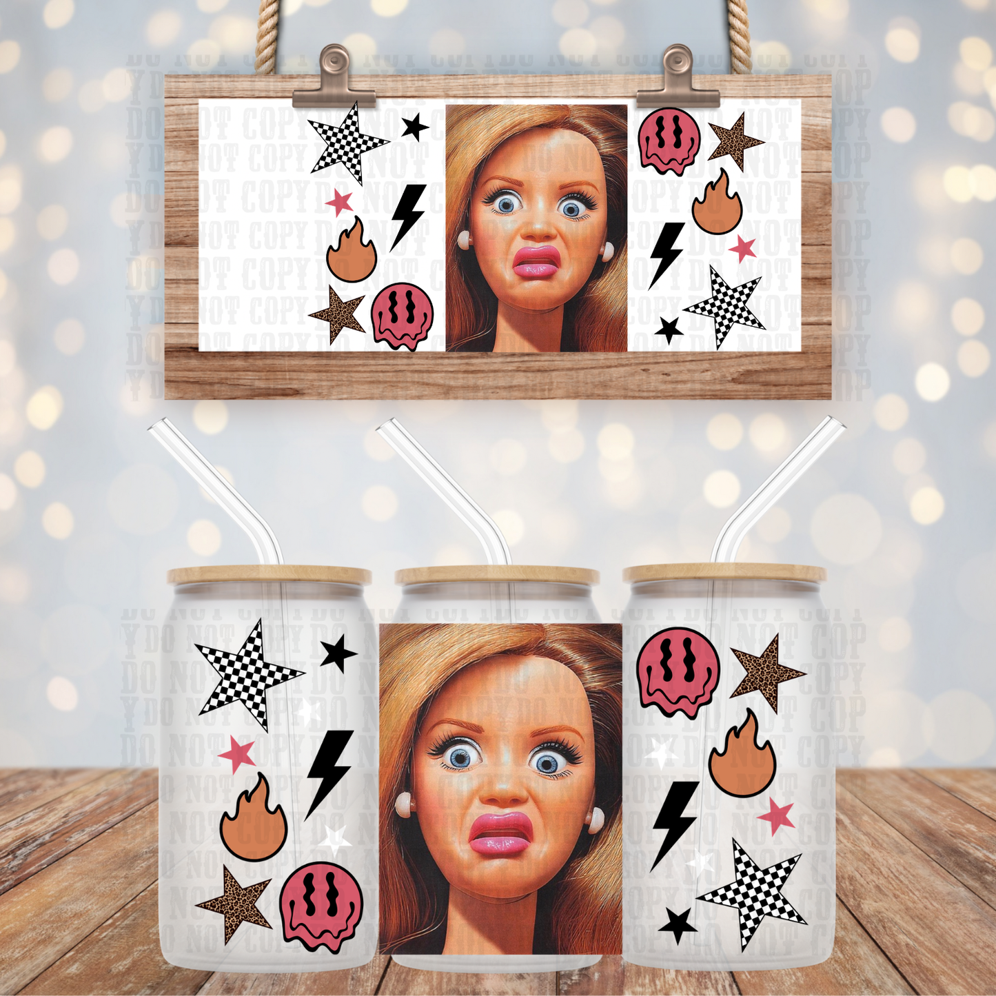 RBF DOLL UV DTF CUP WRAP - SHOP EXCLUSIVE FROM CIERA