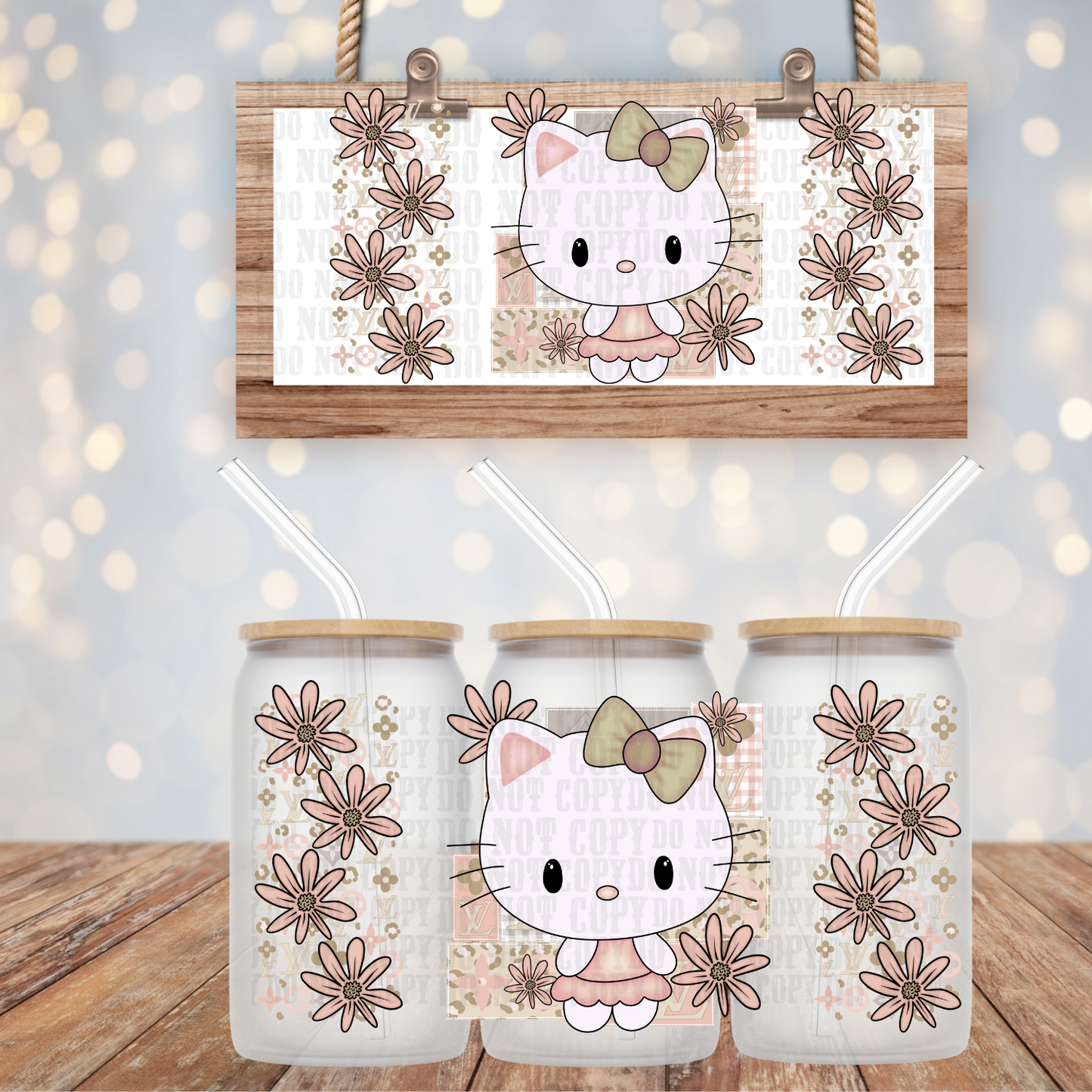 INSPIRED GATO UV DTF CUP WRAP