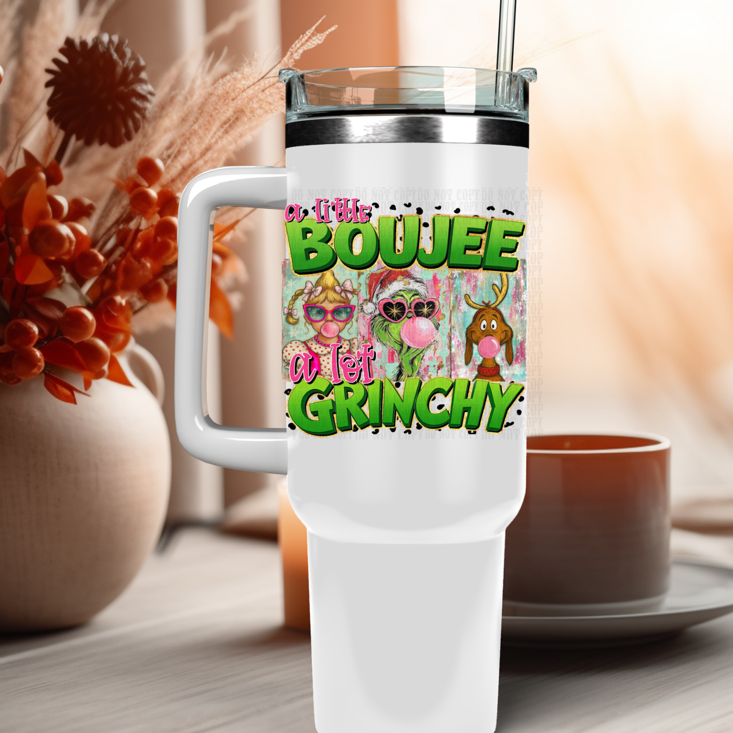 40oz A LITTLE BOUJEE CREW UV DTF DECAL