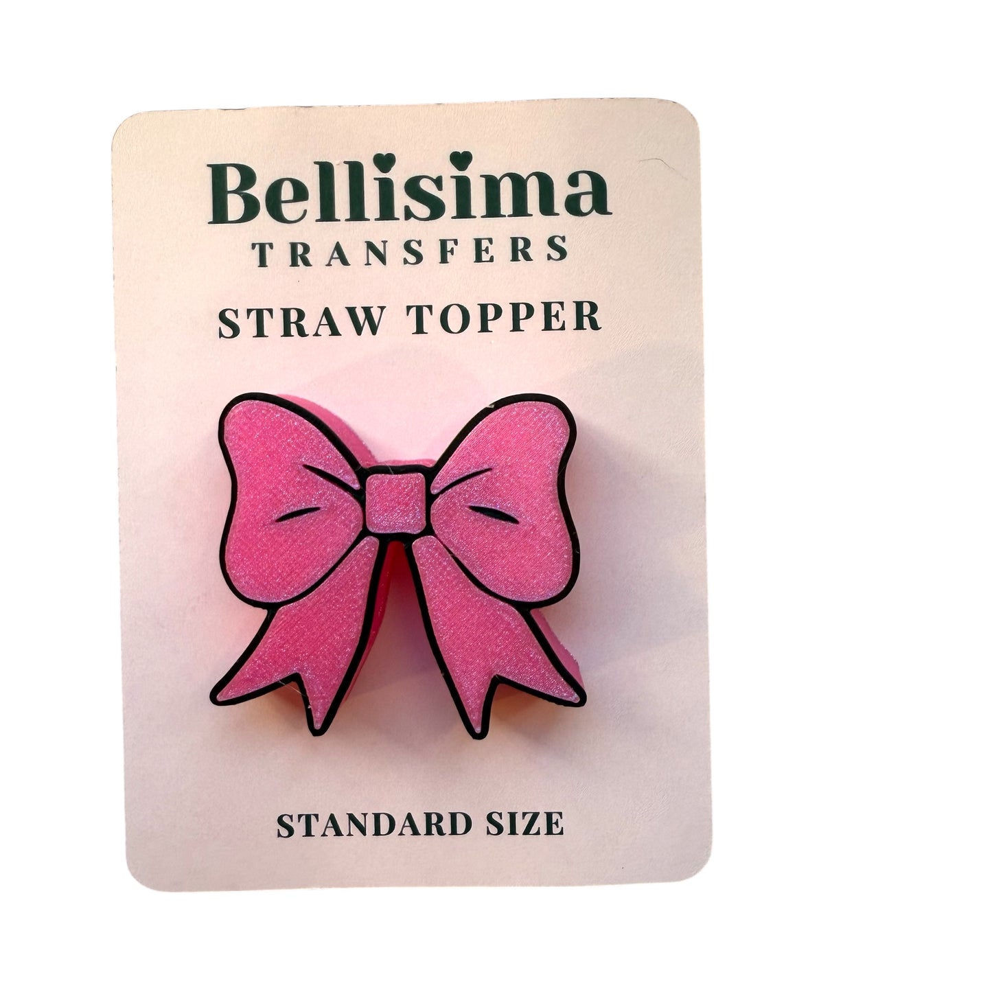3D Bow STRAW TOPPER STANDARD AND STANLEY Size