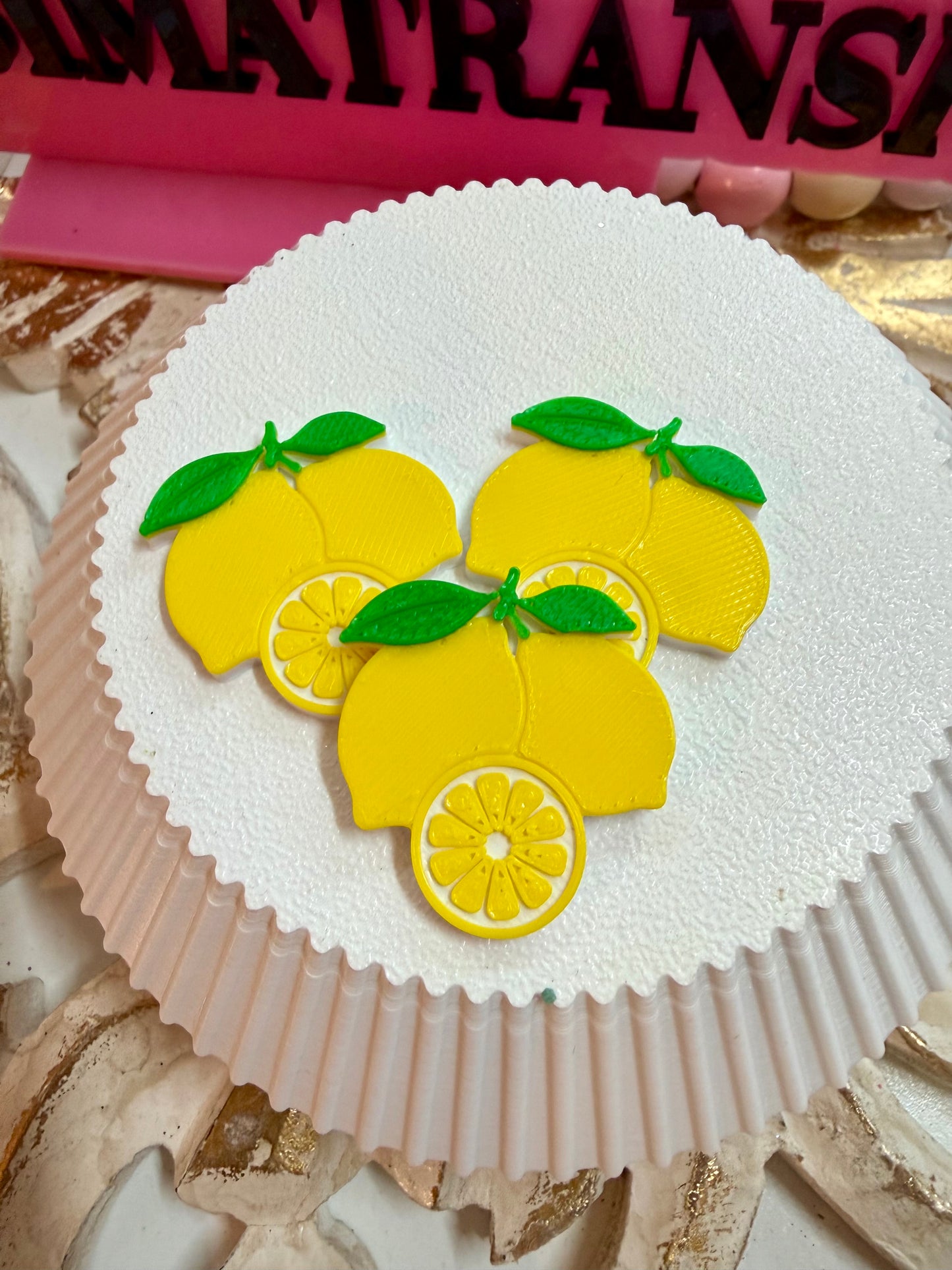 LEMONS-Flat Back Lid Charms