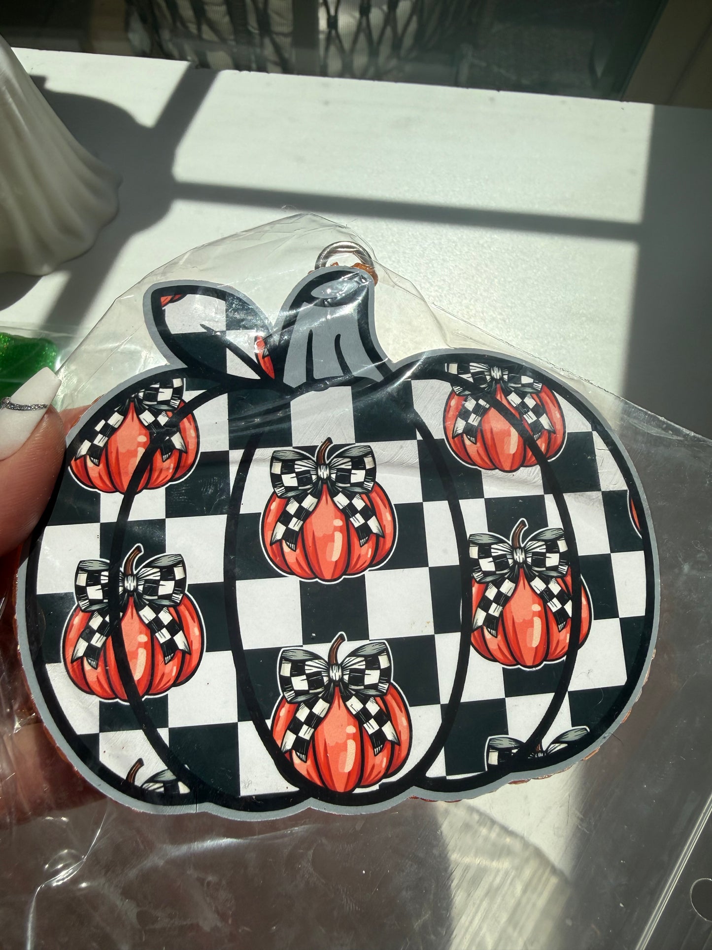 Cardstock Checker Pumpkin FRESHIE