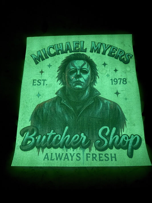 Glow in the Dark MM BUTCHER SHOP DTF