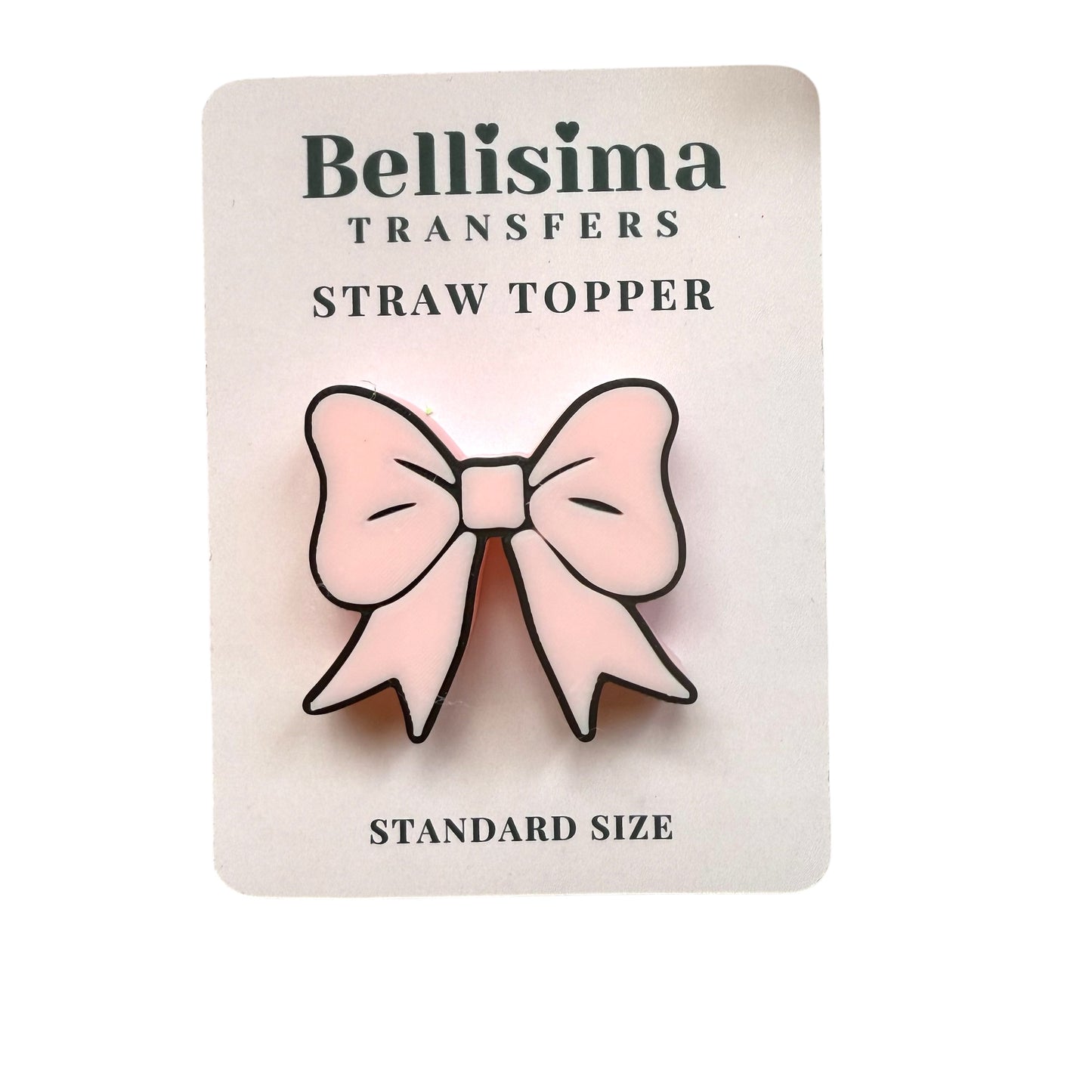 3D Bow STRAW TOPPER STANDARD AND STANLEY Size