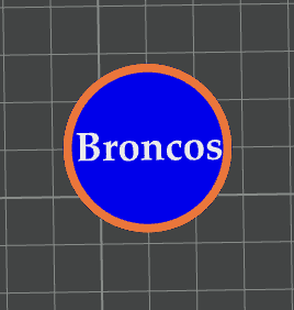 Bronco 3D Straw Topper