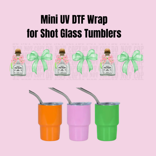 Tequila P Coquette Mini UV DTF Cup wrap