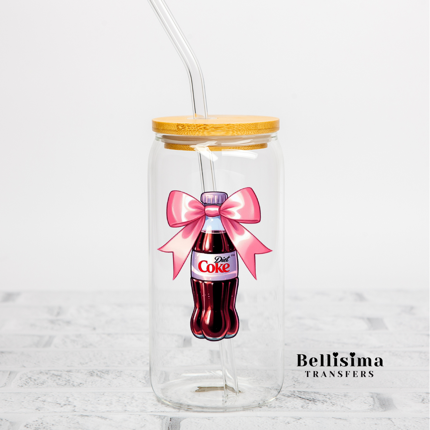 DC Coquette UV DTF Cup Decal