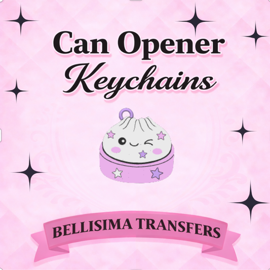 Glitter Dumpling Can Opener Keychains