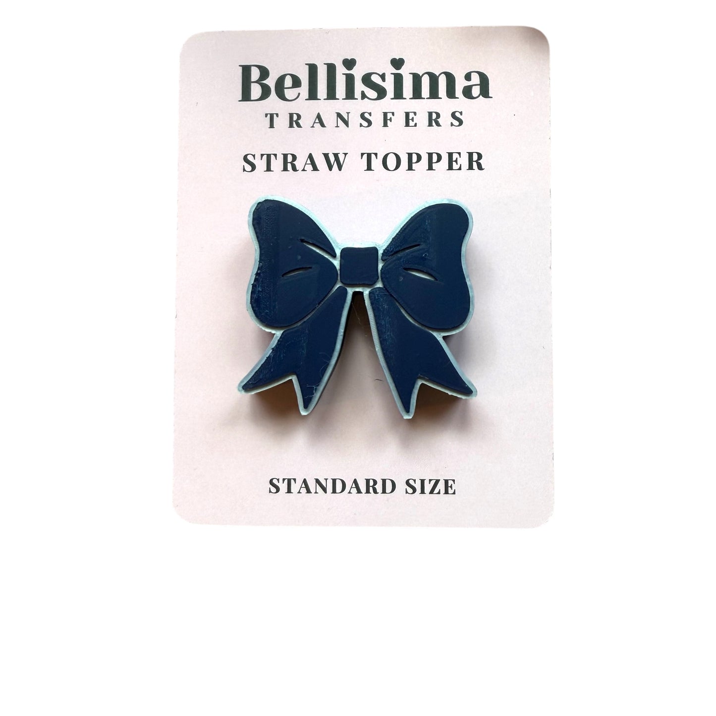 3D Bow STRAW TOPPER STANDARD AND STANLEY Size