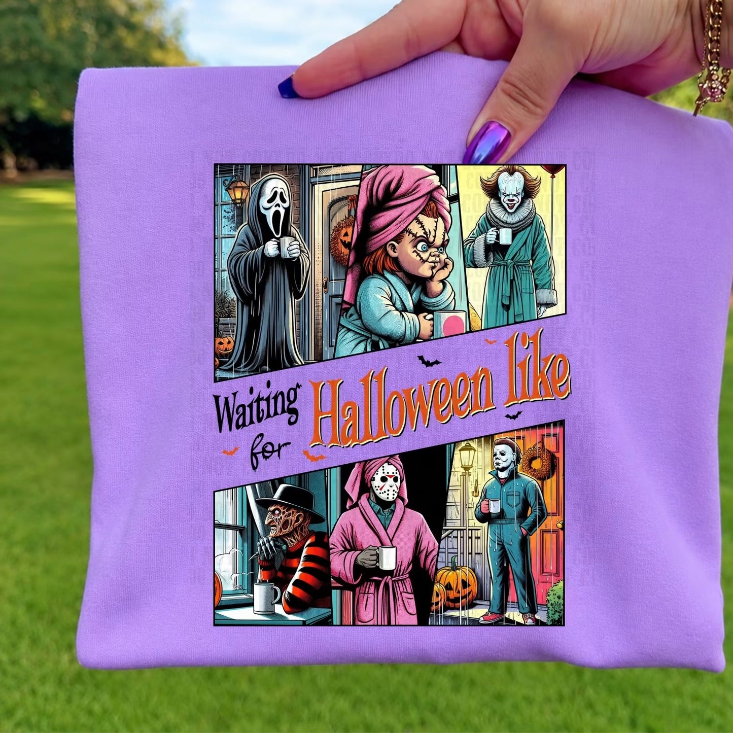 Waiting on Halloween Horror DTF