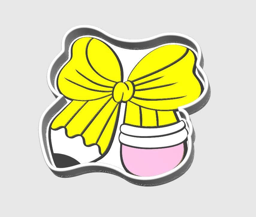 Pencil Bow Trinket Tray | Cute 3D Printed Catch-All Dish