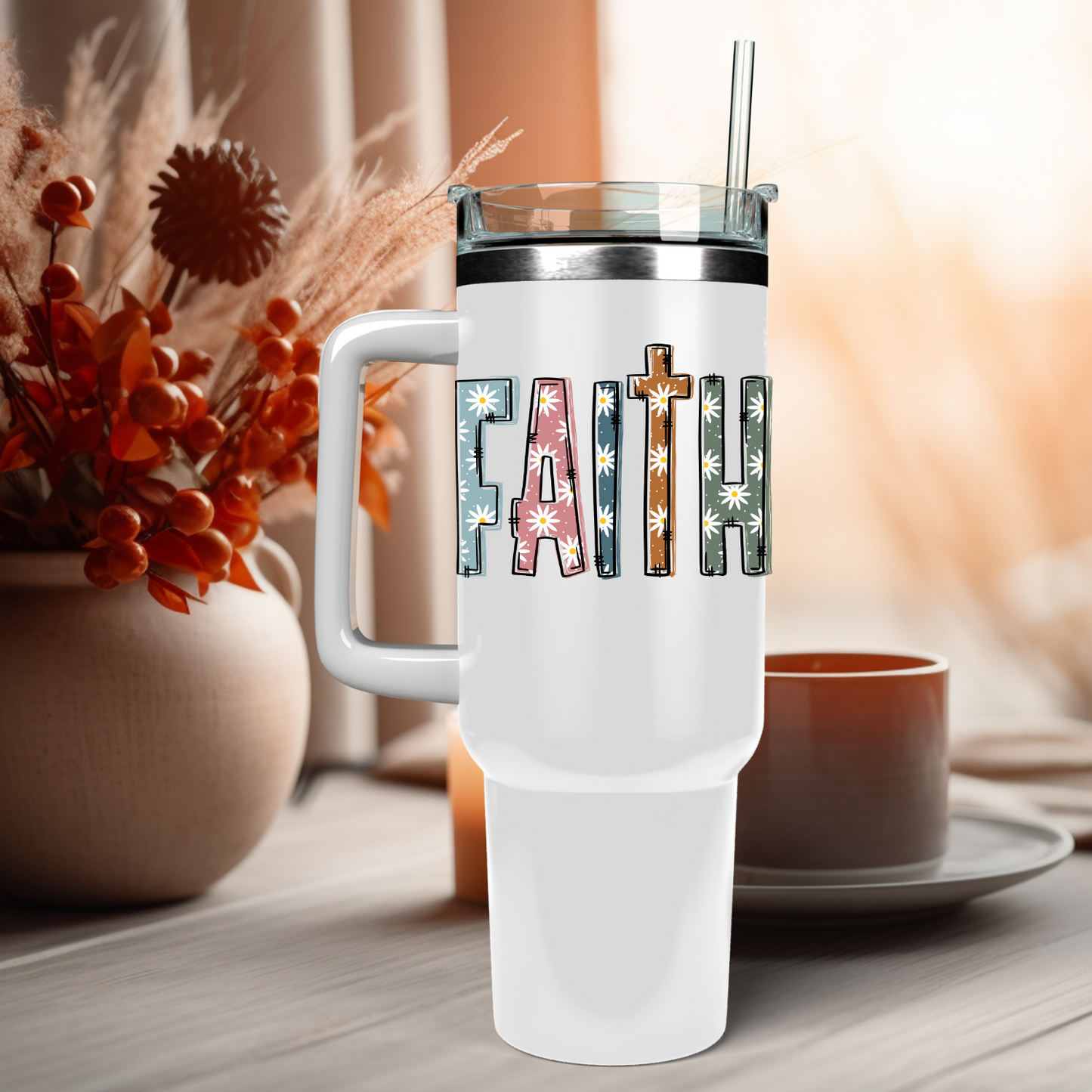 FAITH Daisy UV DTF Decal