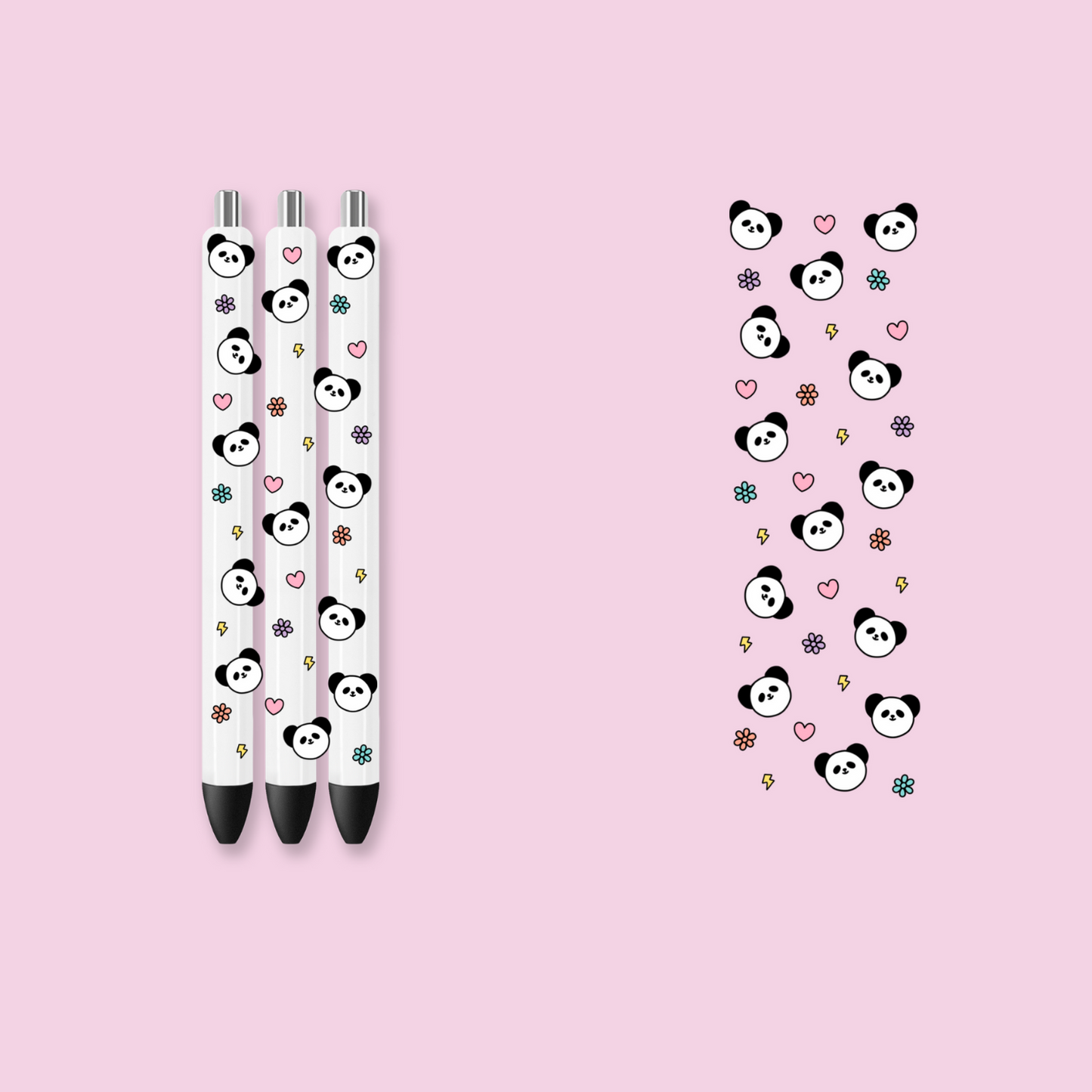 Pandas UV DTF Pen Wrap